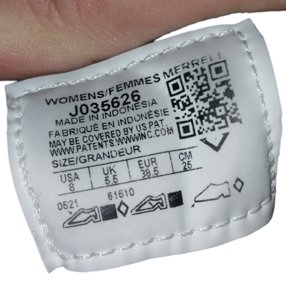 Merrell Trail Running Sneaker Womens 8 black and gray - Picture 10 of 10